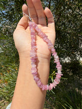 Load image into Gallery viewer, Rose Quartz Crystal Phone Strap,Healing Crystal Charm for Love Harmony
