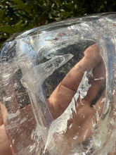 Load image into Gallery viewer, Clear Quartz Offering Bowl,Crystal Quartz Altar Bowl,Crystal Tray,B82
