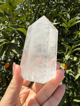 Load image into Gallery viewer, Clear Quartz Crystal Tower Point – High Clarity Polished Stone, A53

