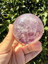 Load image into Gallery viewer, Phantom Amethyst Crystal Sphere
