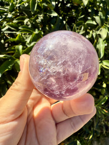 Phantom Amethyst Crystal Sphere