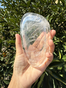 Clear Quartz Offering Bowl,Crystal Quartz Altar Bowl,Crystal Tray,B94