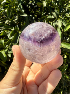 Phantom Amethyst Crystal Sphere