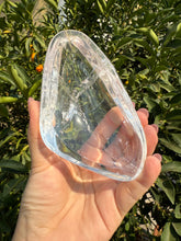 Load image into Gallery viewer, Small Clear Quartz Offering Bowl,Crystal Quartz Altar Bowl,Crystal Tray,B76
