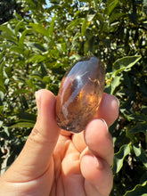 Load image into Gallery viewer, Natural Brazil Smoky Quartz Palm Stone / Meditation Palm Stones,A154
