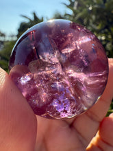 Load image into Gallery viewer, Top quality Chevron Amethyst Sphere,Amethyst Crystal Ball,Davis Effect, A69
