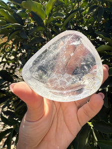 Small Clear Quartz Offering Bowl,Crystal Tray,B55