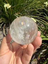 Load image into Gallery viewer, Natural Clear Quartz Crystal Sphere White Healing Stone Ball,A352
