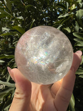 Load image into Gallery viewer, Rainbow Clear Quartz Crystal Sphere,Natural Healing Stone Ball,A118

