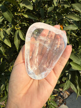 Load image into Gallery viewer, Mini Clear Quartz Offering Bowl,Crystal Quartz Altar Bowl,Crystal Tray,B70
