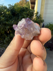 3pcs Natural Amethyst Druzy Quartz Cluster