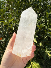 Load image into Gallery viewer, Clear Quartz Crystal Tower Point – High Clarity Polished Stone, A55
