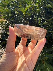 Mini Smoky Quartz Offering Bowl,Crystal Quartz Altar Bowl,B54