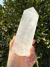 Load image into Gallery viewer, Clear Quartz Crystal Tower Point – High Clarity Polished Stone, A55
