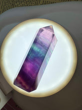 Load image into Gallery viewer, Rainbow Fluorite Crystal Tower Point,Fluorite Tower
