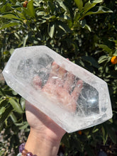 Load image into Gallery viewer, 3.5lb Large Clear Quartz Offering Bowl,Crystal Quartz Altar Bowl,B52
