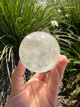 Load image into Gallery viewer, Natural Clear Quartz Crystal Sphere White Healing Stone Ball,A348
