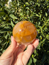 Load image into Gallery viewer, Natural Golden Healer Quartz Sphere,Yellow Crystal Ball,Golden Iron Quartz,A209

