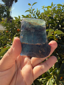 Raw Blue Fluorite Stone,205.5g