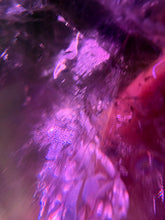 Load image into Gallery viewer, Chevron Amethyst Sphere with Goethite Inclusions,Davis Effect, A65
