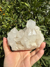 Load image into Gallery viewer, Large Raw Quartz Crystal Cluster with Intersecting Points
