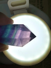 Load image into Gallery viewer, Rainbow Fluorite Crystal Tower Point,Fluorite Tower
