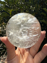 Load image into Gallery viewer, Phantom Quartz Crystal Sphere,Clear Quartz with Chevron Phantom Layers, A63
