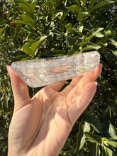 Load image into Gallery viewer, Clear Quartz Offering Bowl,Crystal Quartz Altar Bowl,Crystal Tray,B79
