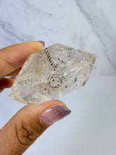 Load image into Gallery viewer, High Luster Enhydro Quartz w/ Moving Bubble &amp;/or Carbon/Black Inclusions,A496
