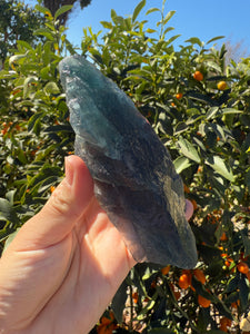 Raw Blue Fluorite Stone,405.3g