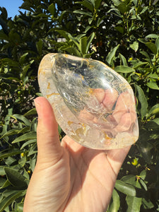 Clear Quartz Offering Bowl,Crystal Quartz Altar Bowl,Crystal Tray,B112