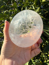 Load image into Gallery viewer, Natural Light Pink Rose Quartz Dish,Pale Pink Crystal Plate,Crystal Tray,B127
