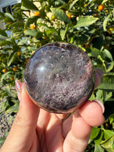 Load image into Gallery viewer, Scenic Garden Quartz Sphere | Natural Lodolite Included Crystal Orb, A319
