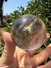 Load image into Gallery viewer, High Quality Light Smoky Quartz Crystal Sphere Smoky Quartz Ball,A64
