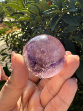 Load image into Gallery viewer, Natural Phantom Amethyst Crystal Sphere
