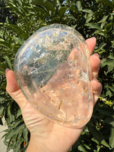 Load image into Gallery viewer, Large Clear Quartz Offering Bowl,Crystal Quartz Altar Bowl,Crystal Tray,B51
