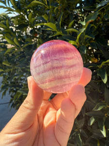 High Quality Candy Fluorite Sphere, Stunning Rainbow Fluorite Ball,A177