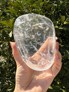 Clear Quartz Offering Bowl,Crystal Quartz Altar Bowl,Crystal Tray,B82
