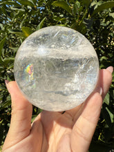 Load image into Gallery viewer, Rainbow Clear Quartz Crystal Sphere,Natural Healing Stone Ball,A121
