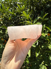Load image into Gallery viewer, Star Rose Quartz Crystal Bowl, Polished Rose Quartz Dish-Rose Quartz Tray,B87
