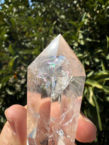 Double Terminated Clear Quartz Crystal Point, Natural Healing Stone, A161