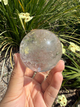 Load image into Gallery viewer, Natural Clear Quartz Crystal Sphere White Healing Stone Ball,A351
