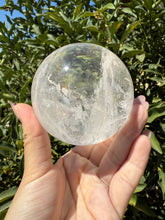 Load image into Gallery viewer, Rainbow Clear Quartz Crystal Sphere,Natural Healing Stone Ball,A121
