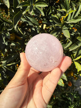 Load image into Gallery viewer, Big Sale! 5.9cm Rose Quartz Sphere
