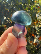 Load image into Gallery viewer, 2pcs Mini Blue Fluorite Mushroom Carving
