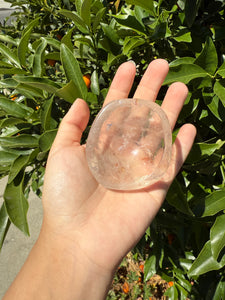 Mini Clear Quartz Offering Bowl,Natural Quartz Bowl,Crystal Tray,B28