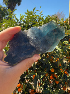 Raw Blue Fluorite Stone,405.3g