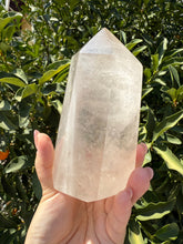 Load image into Gallery viewer, Clear Quartz Crystal Tower Point – High Clarity Polished Stone, A54
