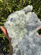 Load image into Gallery viewer, Green Fluorite with Sparkling Quartz and Calcite Double Mixed Mineral Specimen
