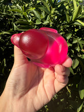 Load image into Gallery viewer, Large Resin cute clear pink duck Sculpture
